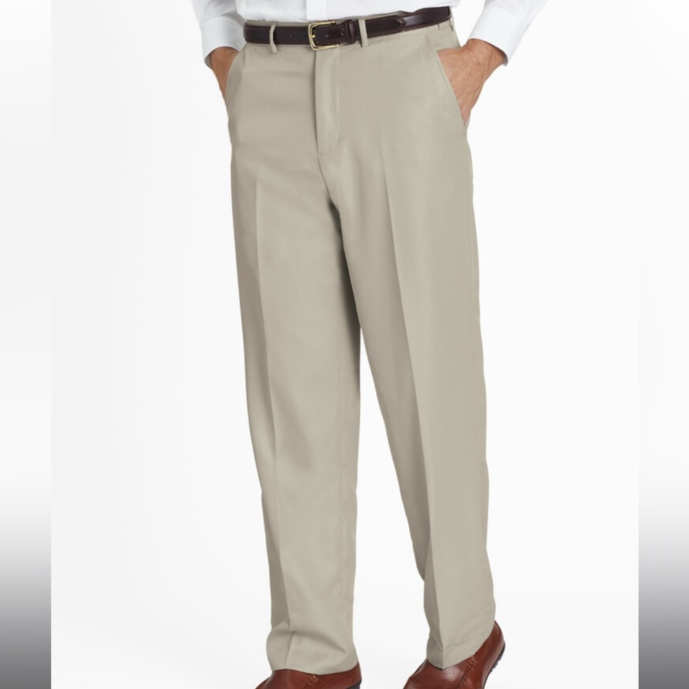 New John Blair Adjust-A-Band Relaxed-Fit Microfiber Pants
